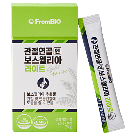 프롬바이오 관절연골엔 보스웰리아 라이트 14포이미지입니다. 누르면 해당 게시물로 새창이동합니다.