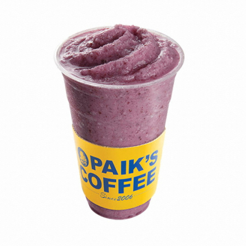 빽다방 ㅤ블루베리 요거트스무디_이미지
