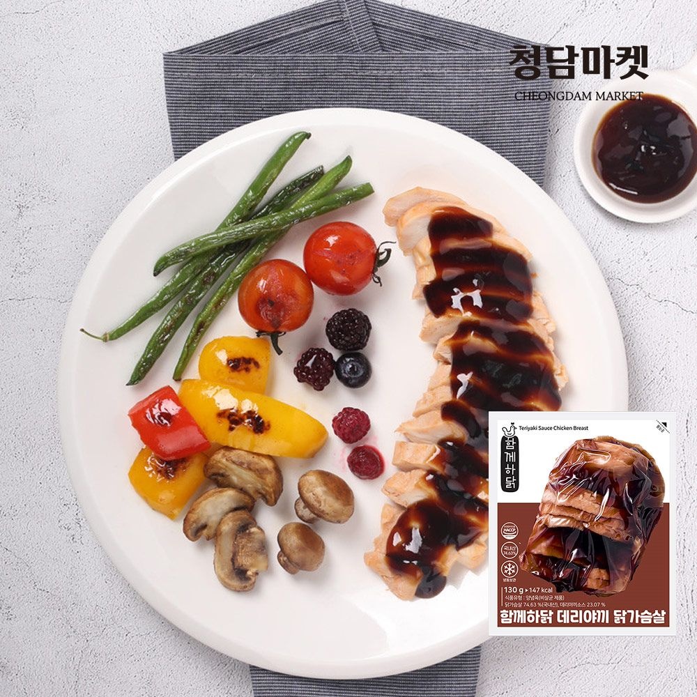 골든팜 함께하닭 양념 닭가슴살 데리야끼 130g