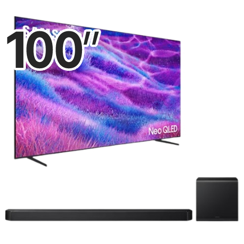 삼성전자 네오QLED KQ100QNF80FXKR (스탠드+사운드바, HW-Q800F)