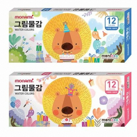 모나미 모니주 물감 6ml (12색)_이미지