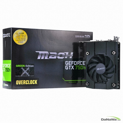 INNO3D Mach ������ GTX750 Ti ���� OC D5 1GB