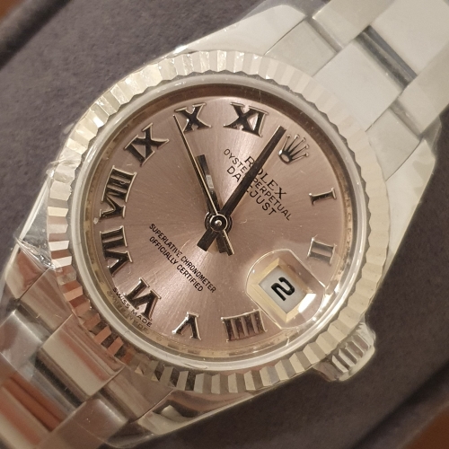 여성용 데이저스트 179160 핑크로만 신형 오이스터 밴드 26mm