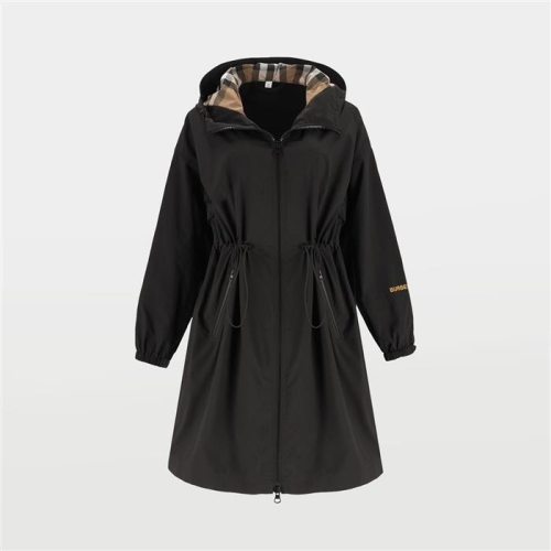 버버리 여성 뉴 벌리 드로스트링 롱 후드 자켓 81136531