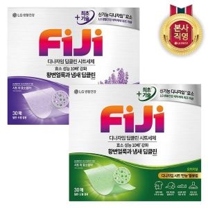 피지(FIJI) 디나자임 딥클린 시트세제 오리지널 30매 (1개)_이미지