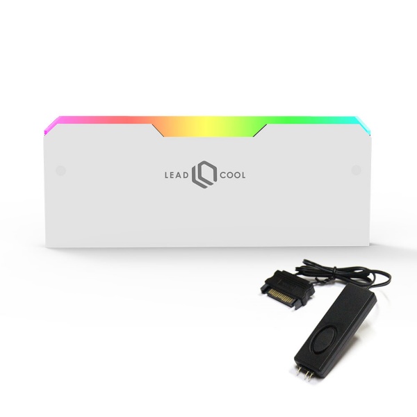 LEADCOOL RH-1 EVO ARGB 메모리 방열판 화이트 KIT (컨트롤러/1팩)_이미지