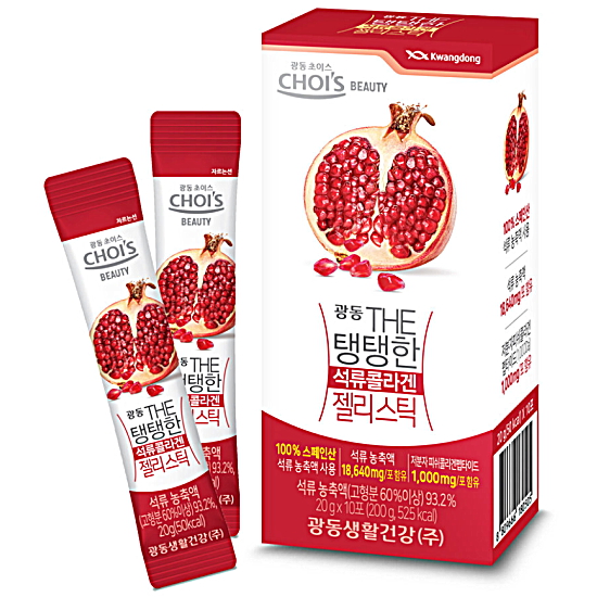 광동초이스 더 탱탱한 석류콜라겐 젤리스틱 10포 (7개)_이미지