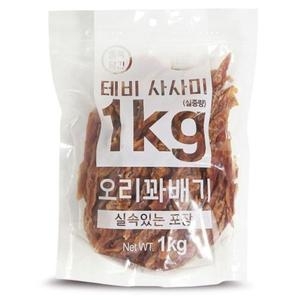 테비토퍼 테비 사사미 오리 꽈배기 1kg (2개)_이미지