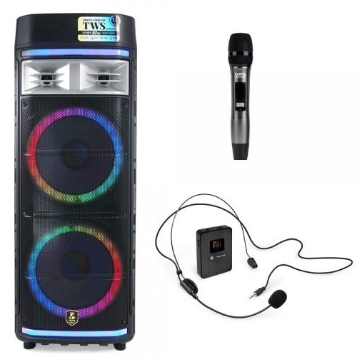 라이트컴 COMS CR500N (+마이크 2개)