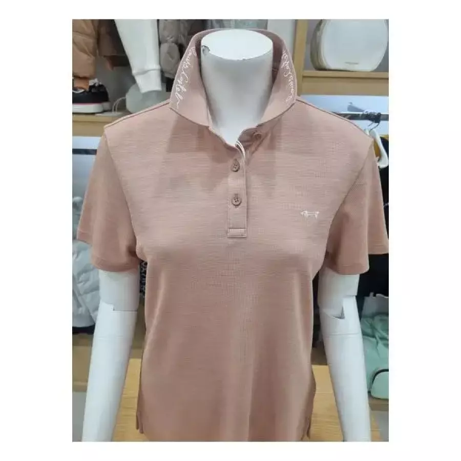 루이까스텔 여성 요꼬에리 자수포인트 반팔티셔츠7LOTS405M