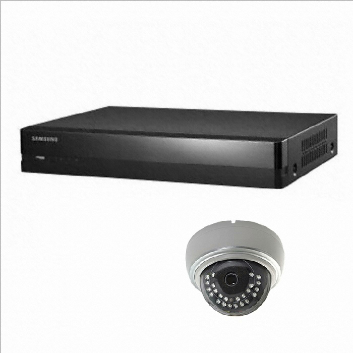 한화비전 SRD-445 + HS-DX24PIR 패키지 (카메라 3개+녹화기)