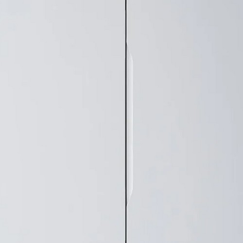 솔리에 클라우드 화이트 무몰딩 원도어형 붙박이장 (240cm)_이미지