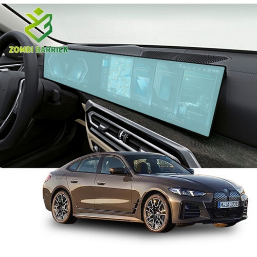 좀비베리어 일체형 로열 AR 고화질 내비게이션 계기판 액정보호 필름 BMW I4 전용_이미지