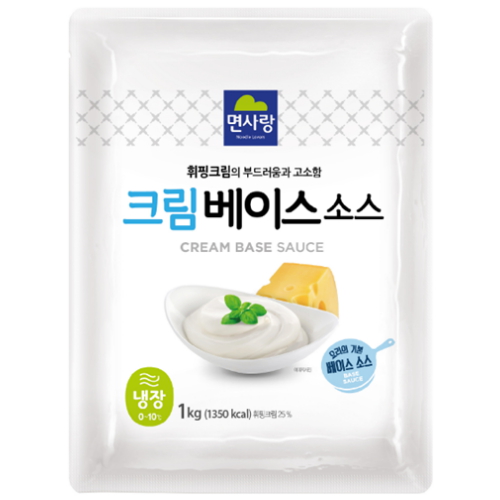 면사랑 크림 베이스 소스 1kg (1개)_이미지