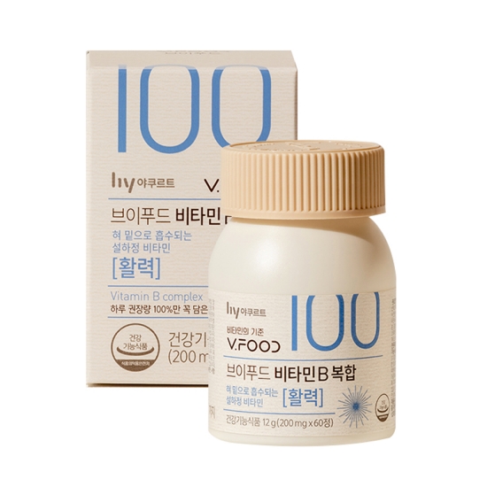 에치와이(HY) 브이푸드 비타민B 복합 60정 (2개)