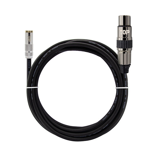 탑라인에이치디 HDTOP 3.5mm 스테레오 to XLR FF 메탈블랙 케이블 (20m, HT-TP2983)_이미지