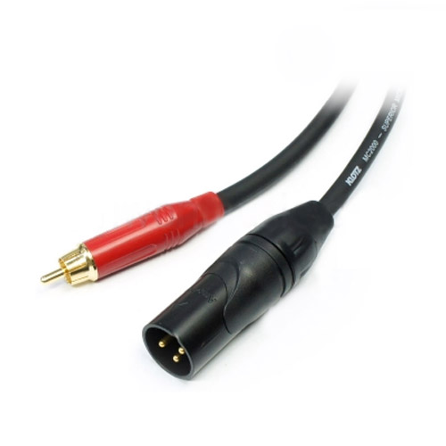 클로츠 RCA-XLR(수) 고급형 오디오케이블(M2 ACPRR-AX3MB) [3m]