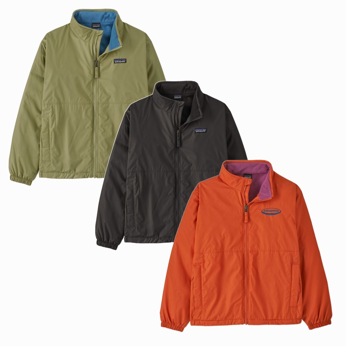 64380R5 키즈 라인드 윈드브레이커 재킷 PG