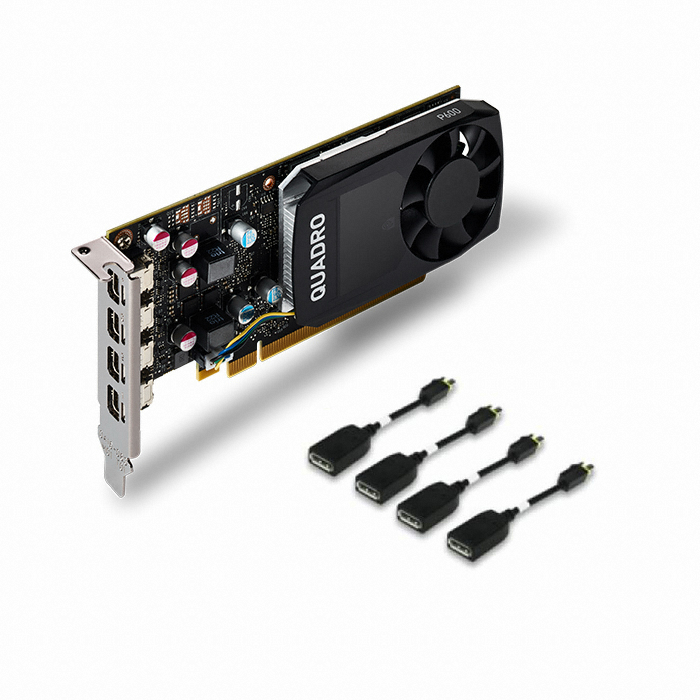 NVIDIA 쿼드로 P600 MDP to DP D5 2GB ABKO