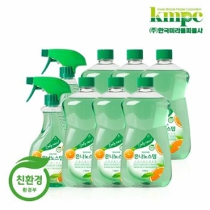 은나노스텝 다용도 세정제 550ml + 리필 550ml (본품2개+리필6개)_이미지
