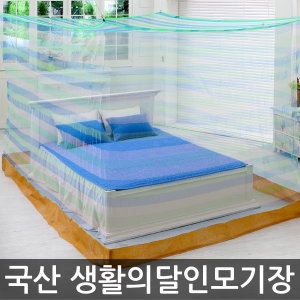 리빙플러스 사각 모기장 (싱글)_이미지