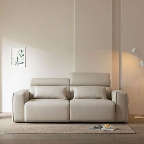 장인가구 조디 모션 슬라이드 무빙 가죽 소파 3인용