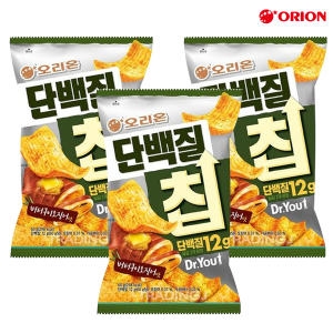 오리온 닥터유 단백질칩 버터구이오징어맛 60g (3개)
