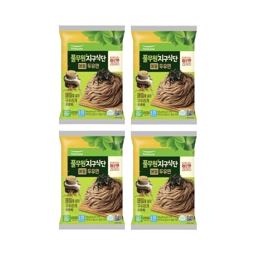풀무원 식물성지구식단 메밀 두유면 150g (4개)