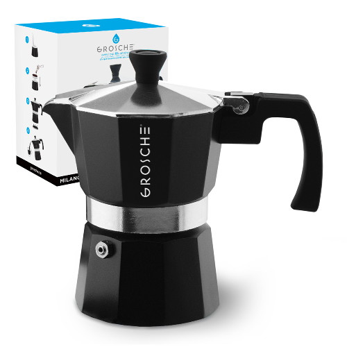 그로쉬 ㅤ블랙 밀라노 모카포트 (3컵)_이미지