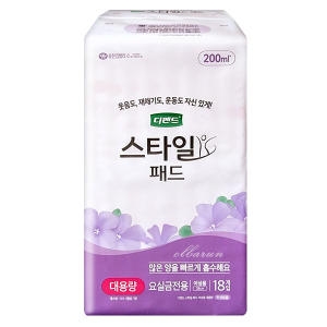 디펜드 스타일 패드 대용량 18개 (1팩(18개))_이미지