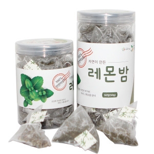지구마을 삼각티백 허브차 레몬밤 허브티백차 30개입_이미지