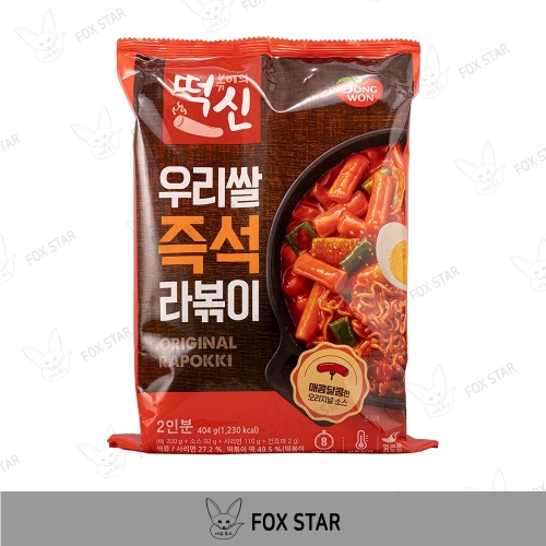 떡볶이의 신 즉석 라볶이 404g 2개