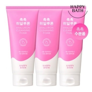해피바스 촉촉 히알루론 클렌징 폼 200g (3개)_이미지