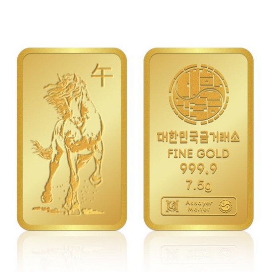 대한민국금거래소 적마 순금 골드바 7.5g