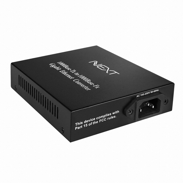 이지넷유비쿼터스 넥스트 기가비트 이더넷 광 미디어 컨버터 (NEXT-2000GSCS-PW)_이미지