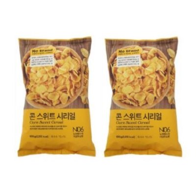 이마트 노브랜드 시리얼 콘스위트맛 대용량 2팩 아침식사 600g 2개_이미지