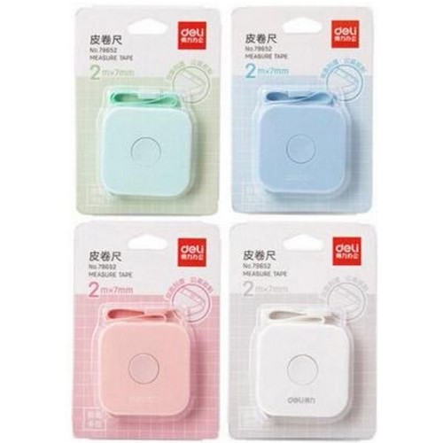 델리 휴대용 피팅 미니 줄자 79652 (2m) (1개)_이미지