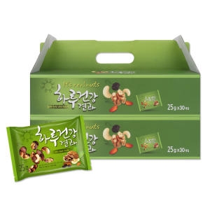 잇츠리얼넛츠 잇츠리얼넛츠 하루건강견과 오리지널 선물세트 25g 30개입이미지입니다. 누르면 해당 게시물로 새창이동합니다.