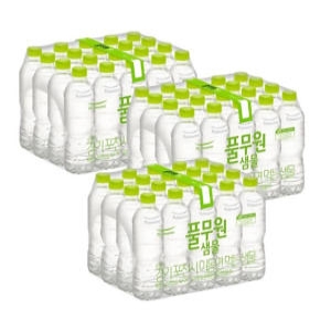 풀무원샘물 무라벨 샘물 330ml (60개)_이미지