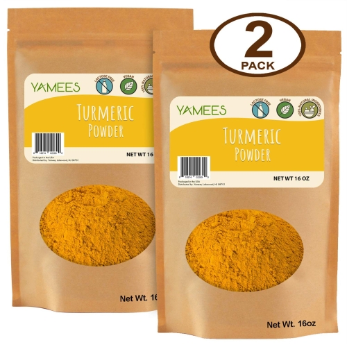 YAMEES 강황가루 Ground Turmeric Powder 450g x 2팩_이미지