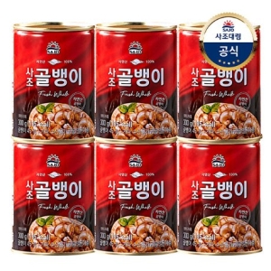 사조대림 자연산 골뱅이 300g (6개)