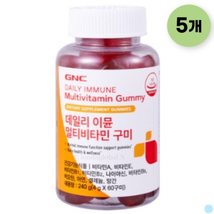 GNC 데일리 이뮨 멀티비타민 60구미 (5개)_이미지