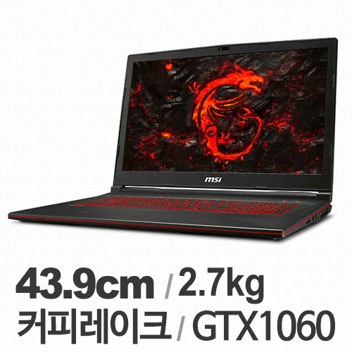 MSI GL시리즈 GL73 8RE-i7 파워팩 (SSD 256GB)