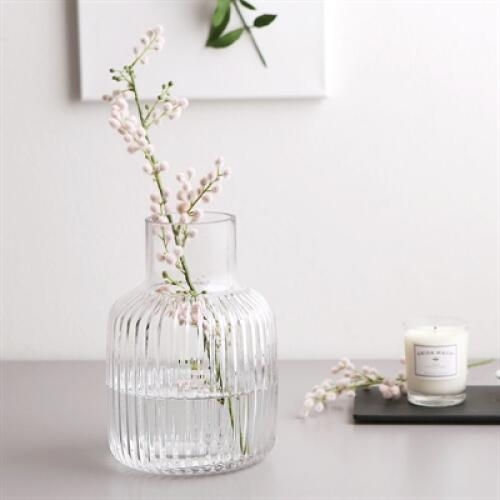 글라스코 스트라이프 보틀 유리화병 중