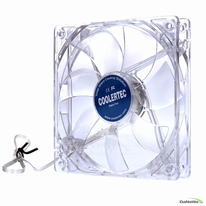 COOLERTEC Silent ICE BLUE LED Fan IB12025DX-T