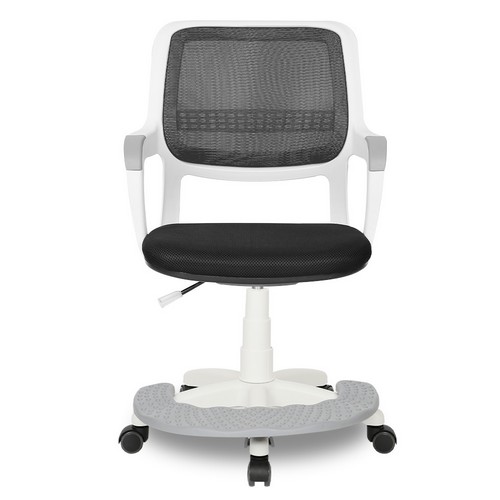 체어포커스 애플 발받침대 화이트바디 메쉬 의자 AM350_이미지