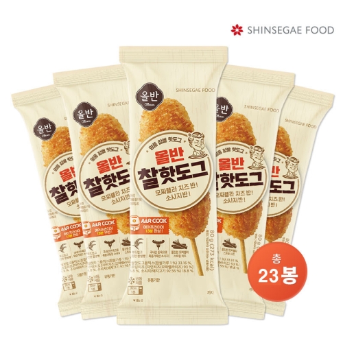 미가 신세계푸드 올반키친 찰핫도그 80g [23개] 상품이미지