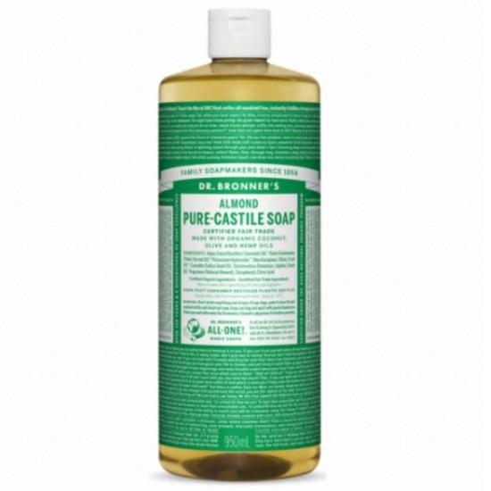 닥터브로너스 아몬드 퓨어 캐스틸 솝 950ml (1개)