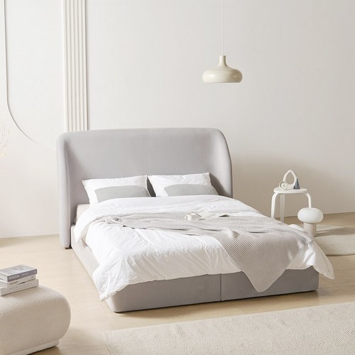 베디스 포니 평상형 패브릭 침대 Q/K (매트별도)_이미지