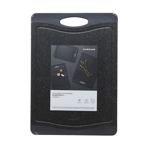 락앤락 항균 블랙 마블 도마 (39x28cm)_이미지